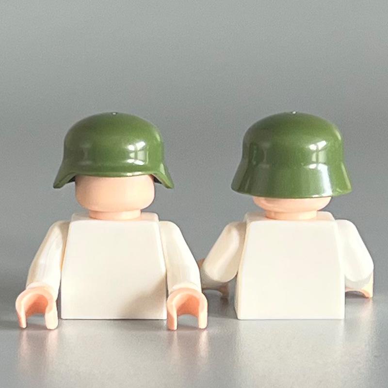 

Строительный блок из мелких частиц, миниатюрные военные аксессуары, шапка для волос, немецкая каска 0,1 кг