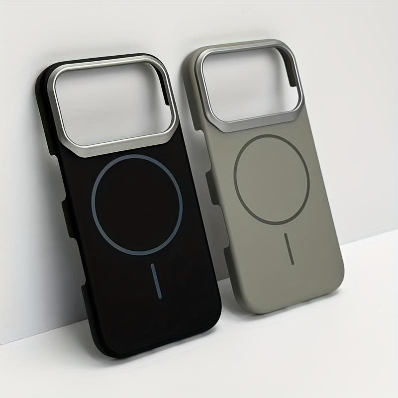 Metal Camera Magnetic Phone Case for For Iphone 17 13 14 1Plus 16 16 Pro Max 17Air Wireless Charging For Cover