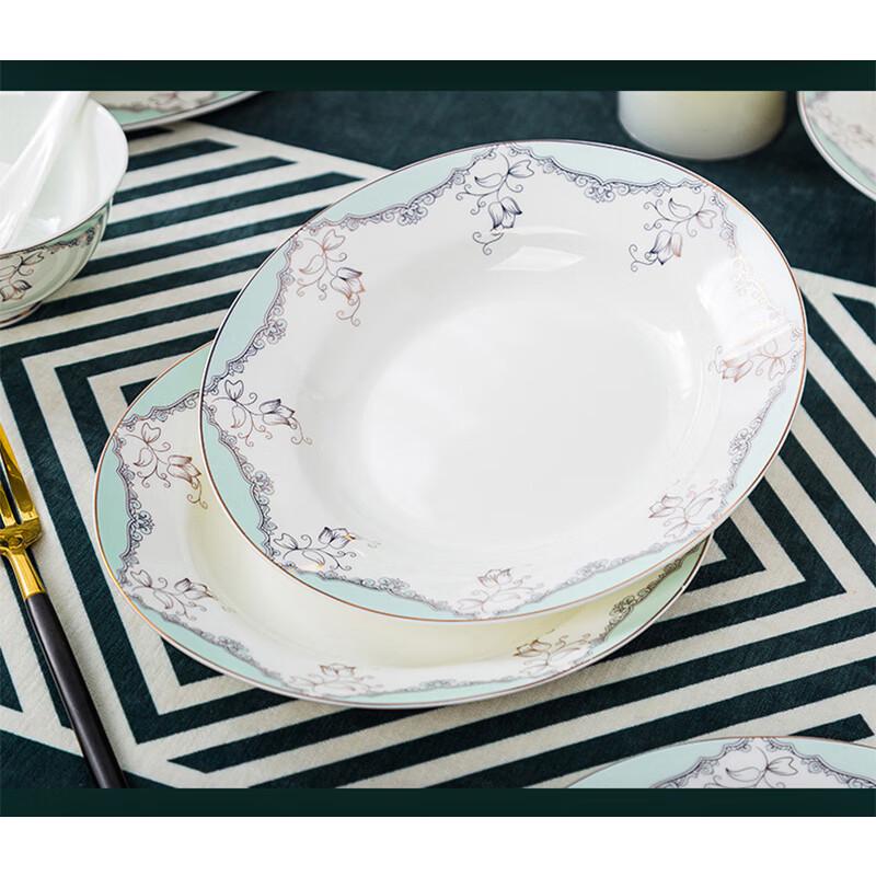 Zestaw ceramicznej zastawy stołowej Qianhua Zhike Jingdezhen