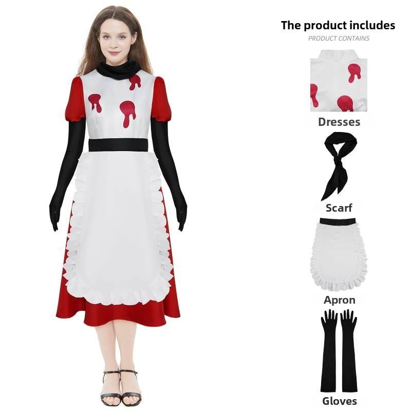 Hazbin Hotel Cosplay Costume For Women With Polyester Fabric For Anime Role Play