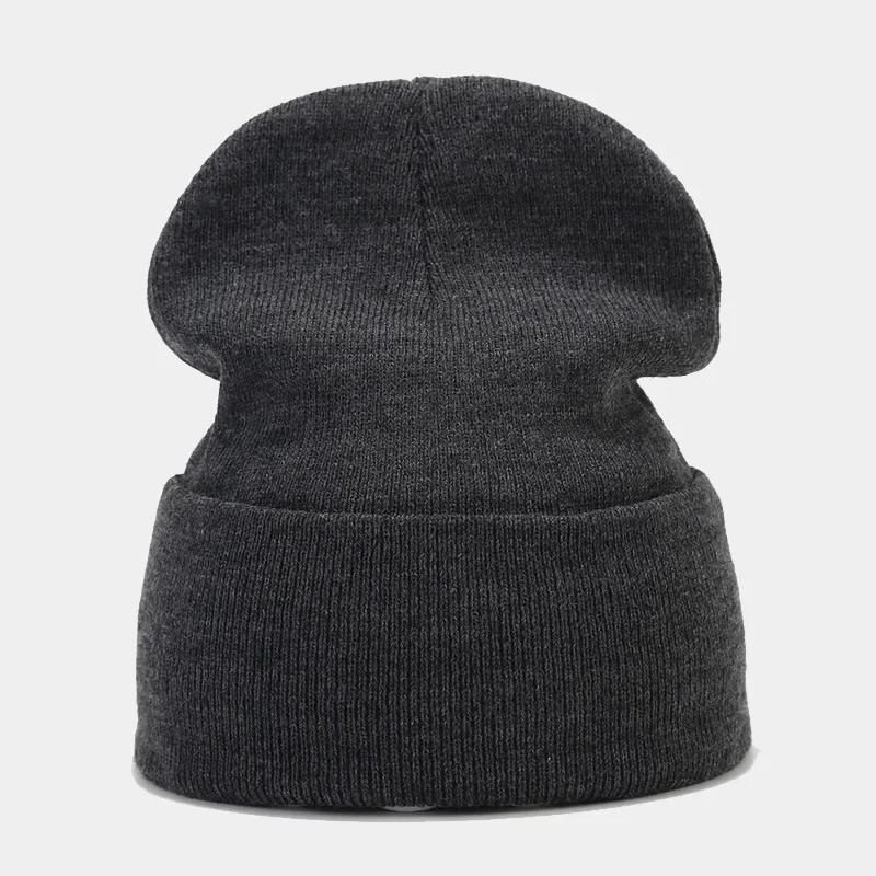 Solid Knitted Hat Winter Autumn Keep Warm Outdoor Women Men Wool Beanies Ear Gorras Ski Caps Cycling Hip Hop Skateboard Hat