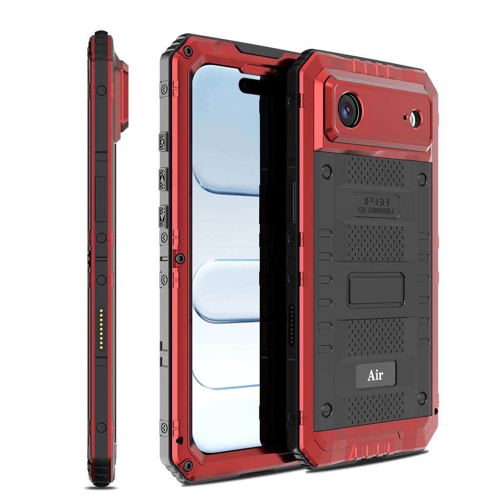 Metal Full Sealed Protection Waterproof Case For iPhone Air 17 Pro Max 17 Pro 17 IP68 Water Proof Shockproof Heavy Duty Cover