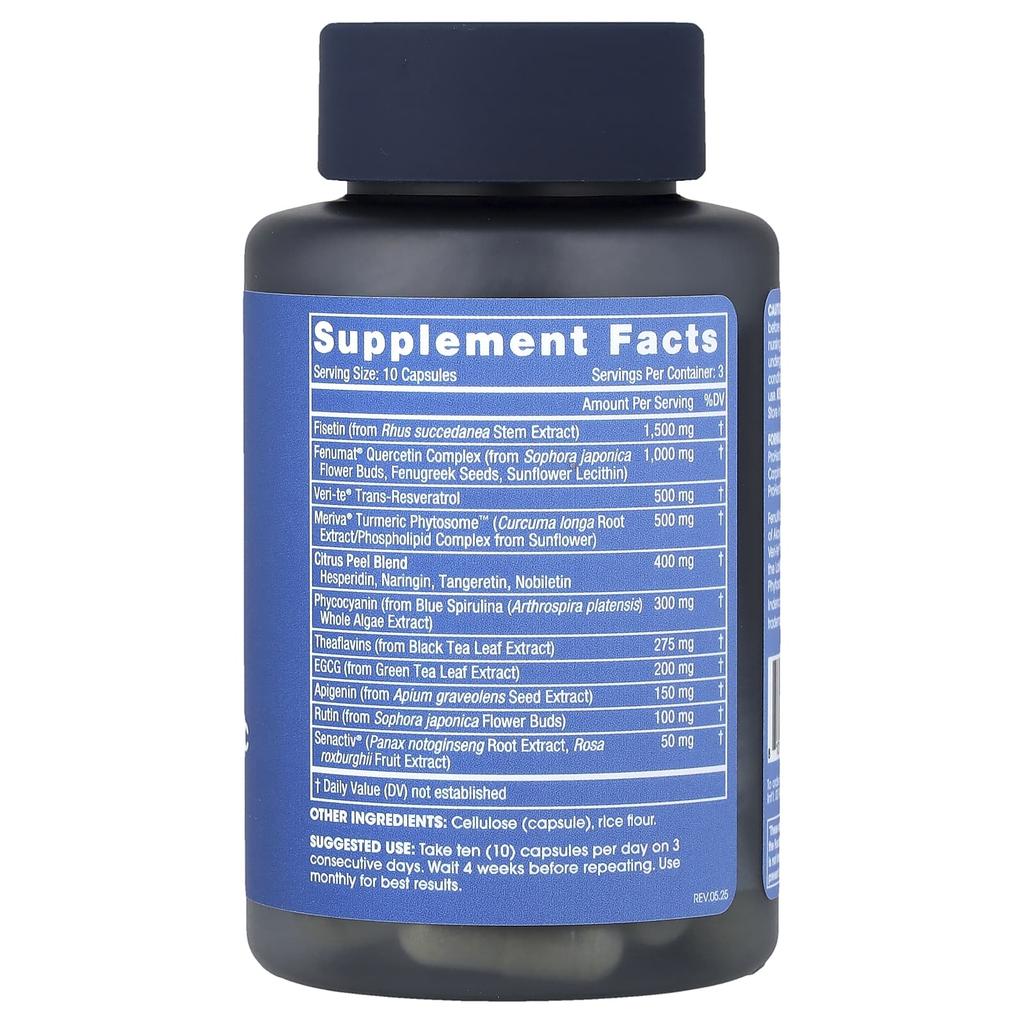 ProHealth Longevity, Rapid Reset Multi-Senolytic, 30 Capsules