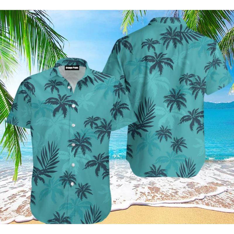 Tier Hawaiihemd Schildkrötenmuster 3D-Druck Übergröße Herrenhemden Sommerhemd für Männer Street Casual Daily Kurzarm 3XL