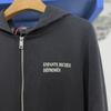 E.R.D SS26 Classic Washed Retro Zip Hoodie Mens Casual Loose Fit Sweatshirt