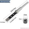Industrial Grade Mortise Drill Bit - Steel Square Hole Opener for Woodworking