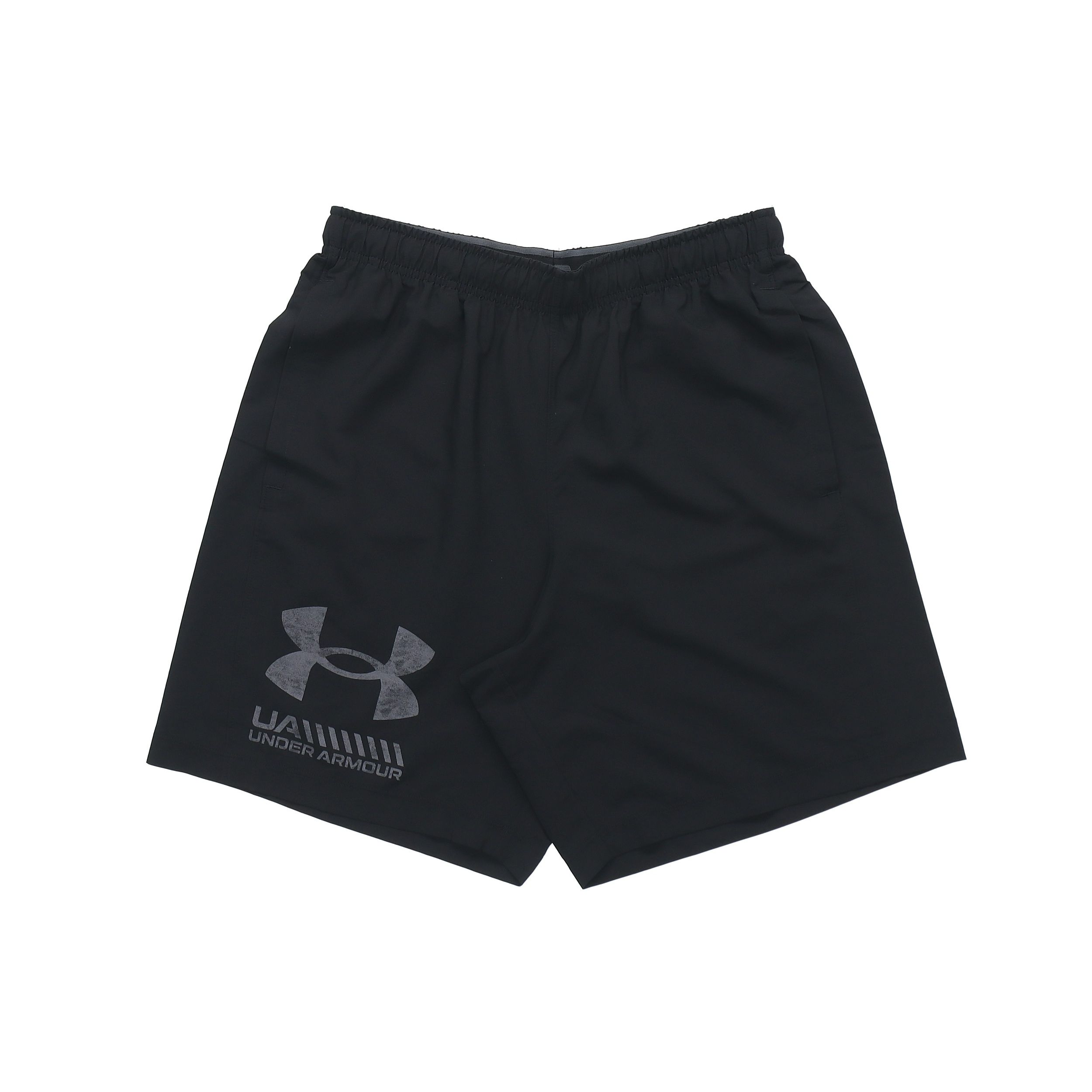 

Under Armour Woven Breathable Athletic Shorts Men Bottoms Black 1362286-001