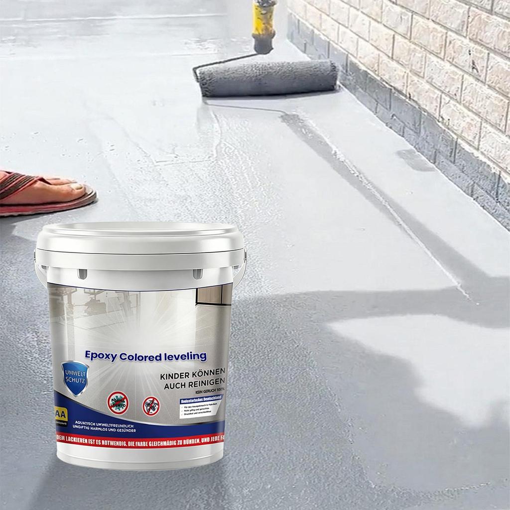 Floor Coating Epoxy Paint Sand Water Based Self Leveling High Gloss Marble Effect Waterproof Colored for Refinishing Tile Wood