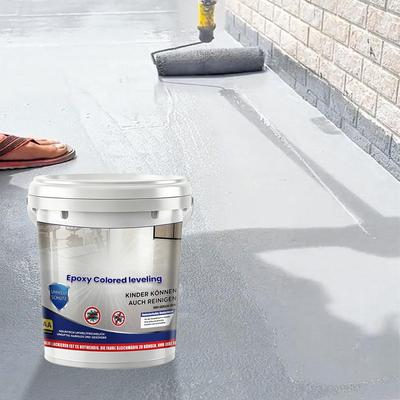 Floor Coating Epoxy Paint Sand Water Based Self Leveling High Gloss Marble Effect Waterproof Colored for Refinishing Tile Wood