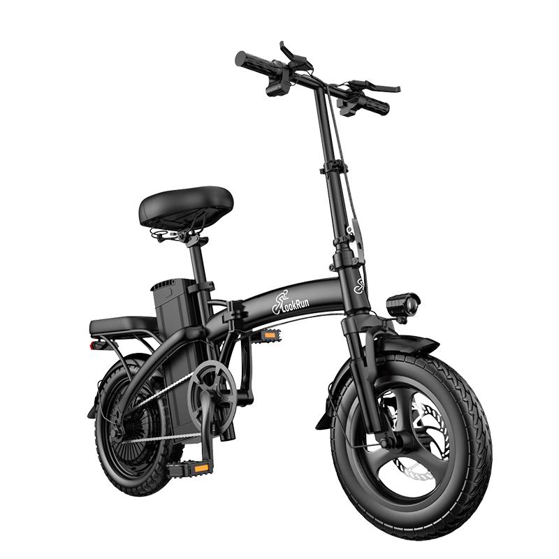 LOOKRUN G11 Saliekams E-velosipēds 400W Bezsuku