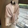 Floral Embroidered Lightweight Breathable Scarf For All Season