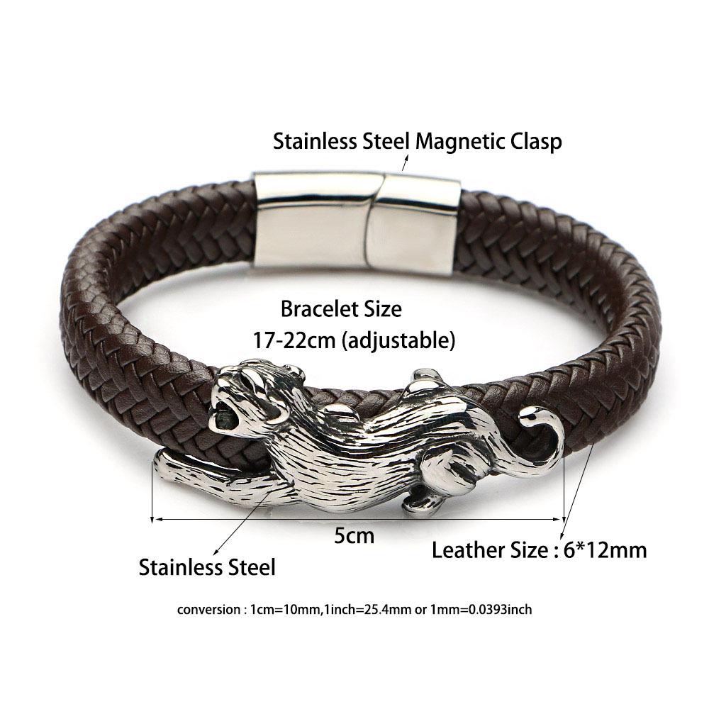12x6mm Braided Flat Cowhide Leather Cord for Bracelets & Necklaces