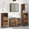 Bathroom Furniture Set with Drawers 4 pcs Reclaimed Wood Particleboard
