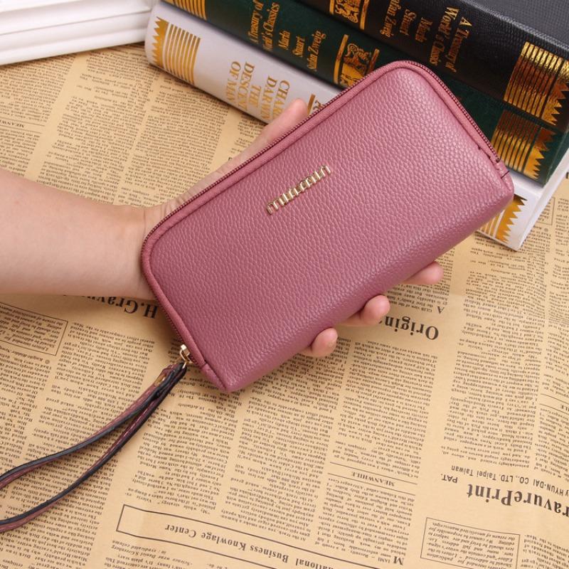 

Летний новый модный женский кошелек-клатч с рисунком личи, кошелек для мелочи, повседневная женская сумка, ручной клатч розовый