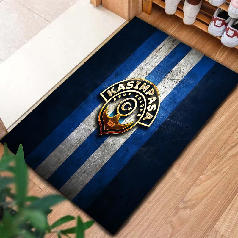 Kasimpasa Football Club Logo Carpet Rug For Living Room Bedroom Home Sofa Decoration Kids Play Nonslip Floor Mat