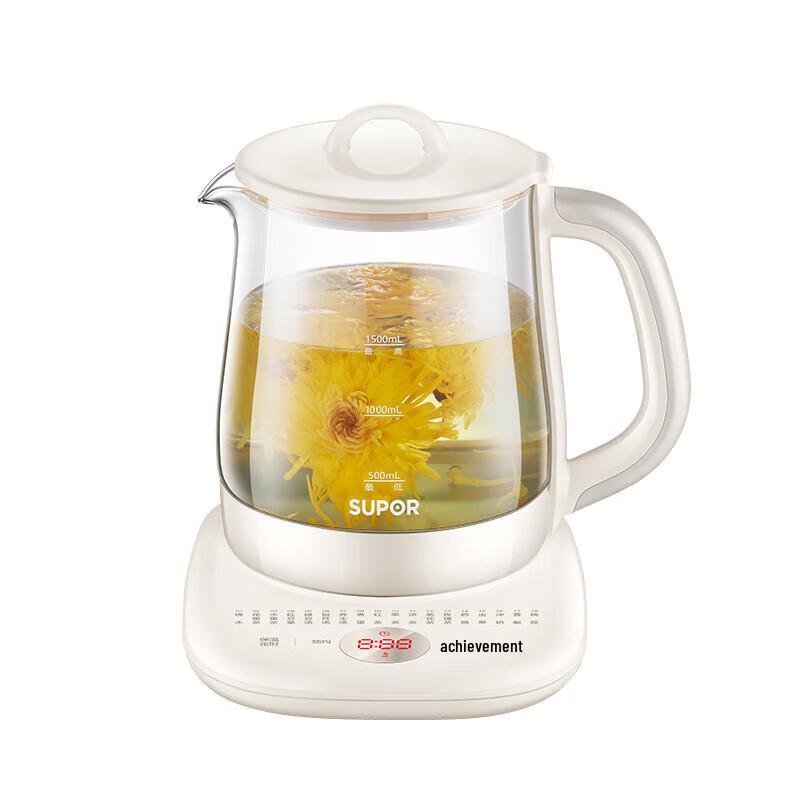 SUPOR 1.5L Multi-Function Electric Health Kettle CN plug (adapter included)