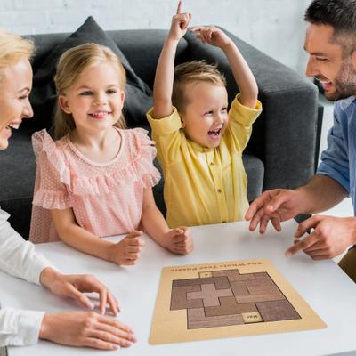 Yousheng Daily Calendar Puzzle Wooden Puzzle Toy 365 Date Daily Challenge Puzzle Game The Whole Year Puzzle Calendar Gift for Men Women Kids