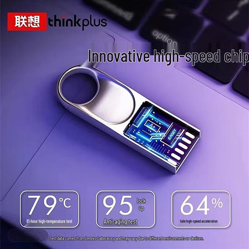 Lenovo Thinkplus TU201 Plus 64GB USB 2.0 Metal Flash Drive