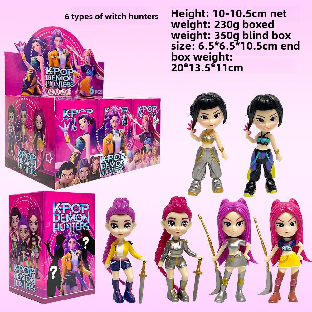 KPOP Witch Hunter Animation Figure Series Peripheral Games Doll Doll Model Tabletop Ornament