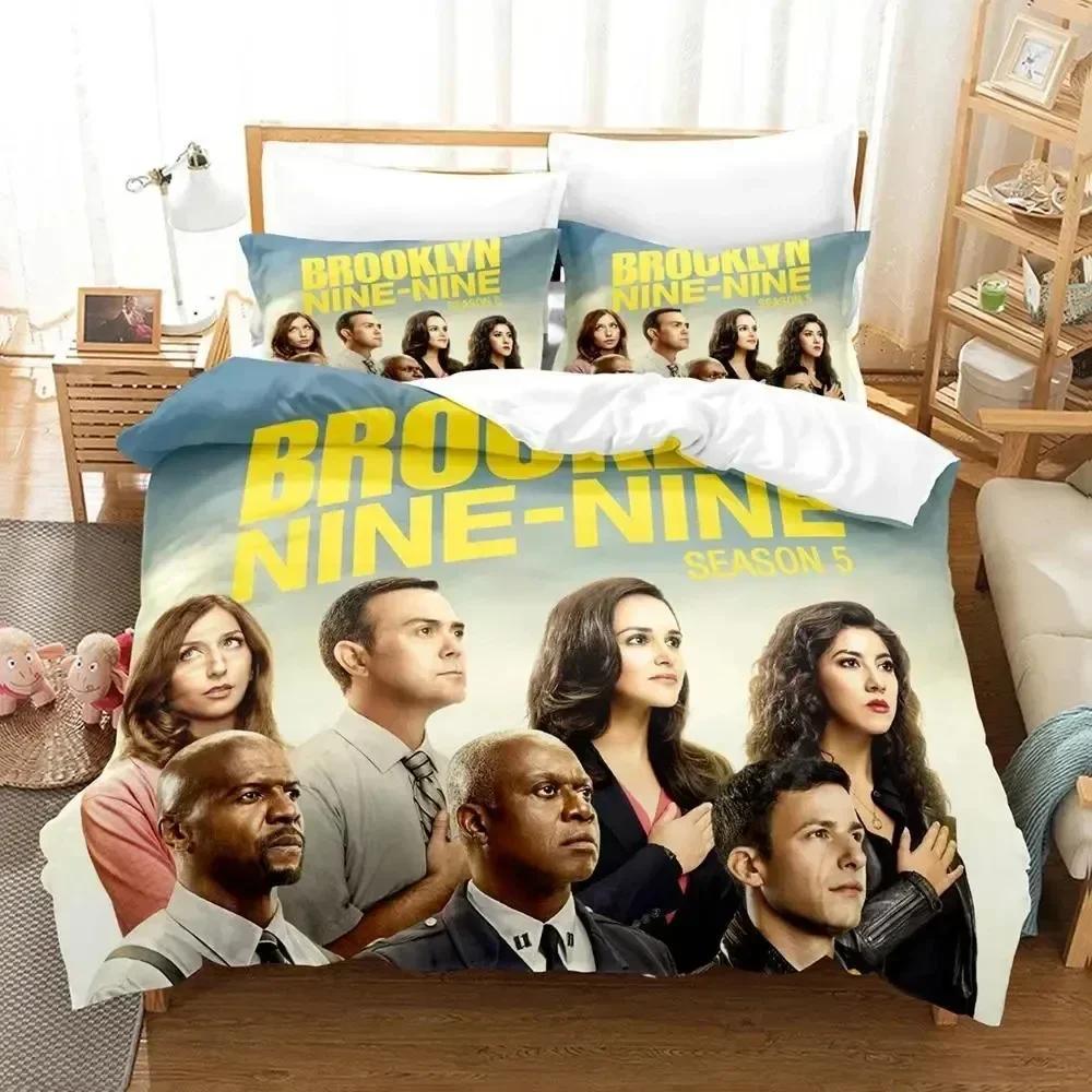 3D Print TV Trend Brooklyn Nine-Nine Comfortable Duvet Cover Pillowcase Bedding Set Children Bedroom Decoration Home Textile