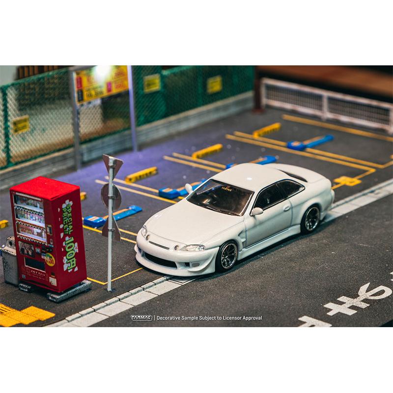 In Stock TW 1:64 Toyota VERTEX Soarer JZZ30 White Diecast Car Model Collection Toys Tarmac Works