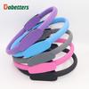 Multi-color Fiberglass Pilates Ring with Crescent Handle