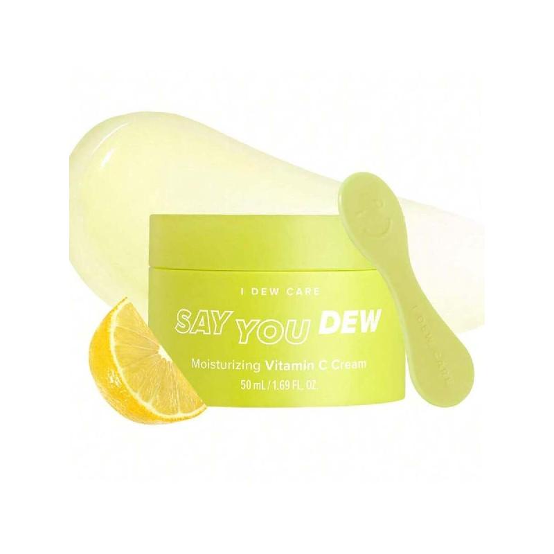 

I Dew Care Vitamin C Face Moisturizer - Say You Dew,Korean Skin Care Routine Panthenol, Niacinamide, Hydrate And Illuminate Glass Smoother Skin,