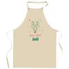 Kitchen Apron - Merry Christmas Joël Cerf - Durable Cotton - DTG Printing France - Adjustable Ties