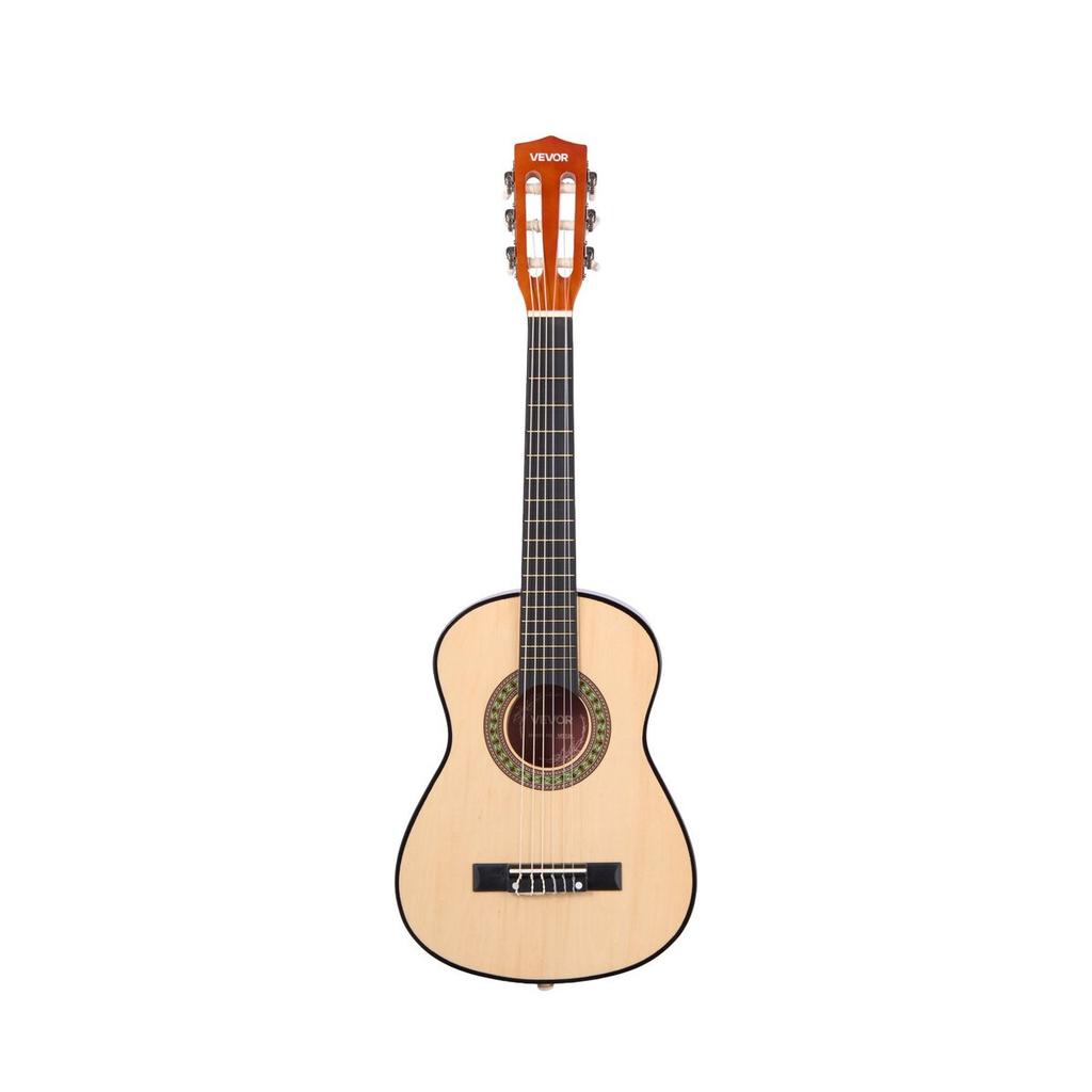 Classical Guitar, 780 mm, Wood Classical Guitar Starter Kit for Beginners, with Nylon Strings, Gig Bag, Strap, Tuner, Extra Strings, Picks, Capo,