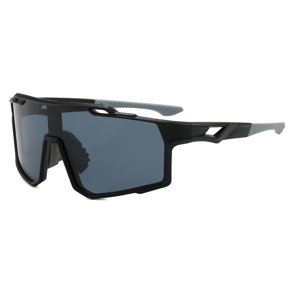 Stylish Large Frame Cycling Glasses: Trendy, Windproof Sports Sunglasses with UV Protection