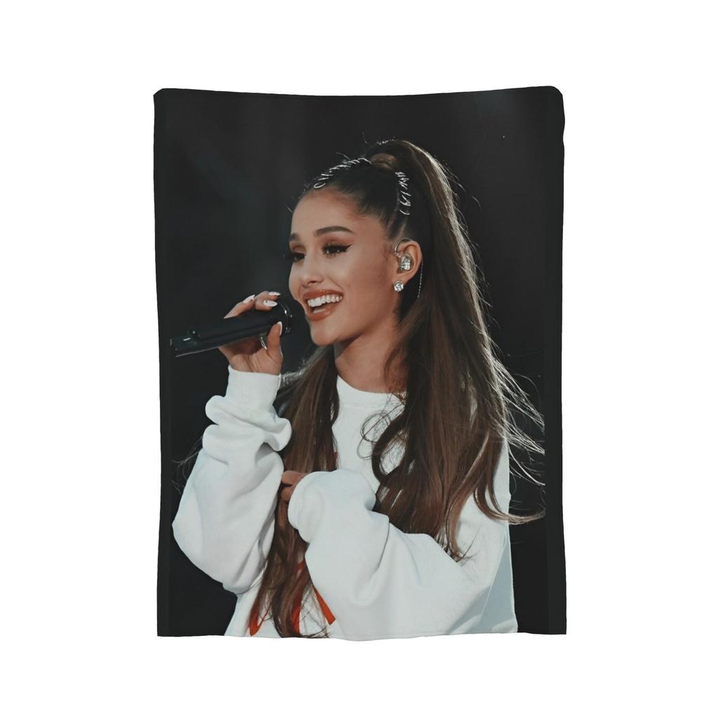 Ariana GrandeMelodie Enthüllt Decke Flauschig Großartig Warm Kuscheldecke für Tagesdecke Dekoration,