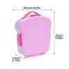 Cute Plastic Children Lunch Box With Compartments Lunch Food Container With Lids Portable Bento Box For Kids Office Students