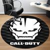 1pc Call of Duty Office Round Area Rug, Indoor Mat Suitable For Office, Under Office Chairs Bedroom Living Room Home Decor, Room Deco