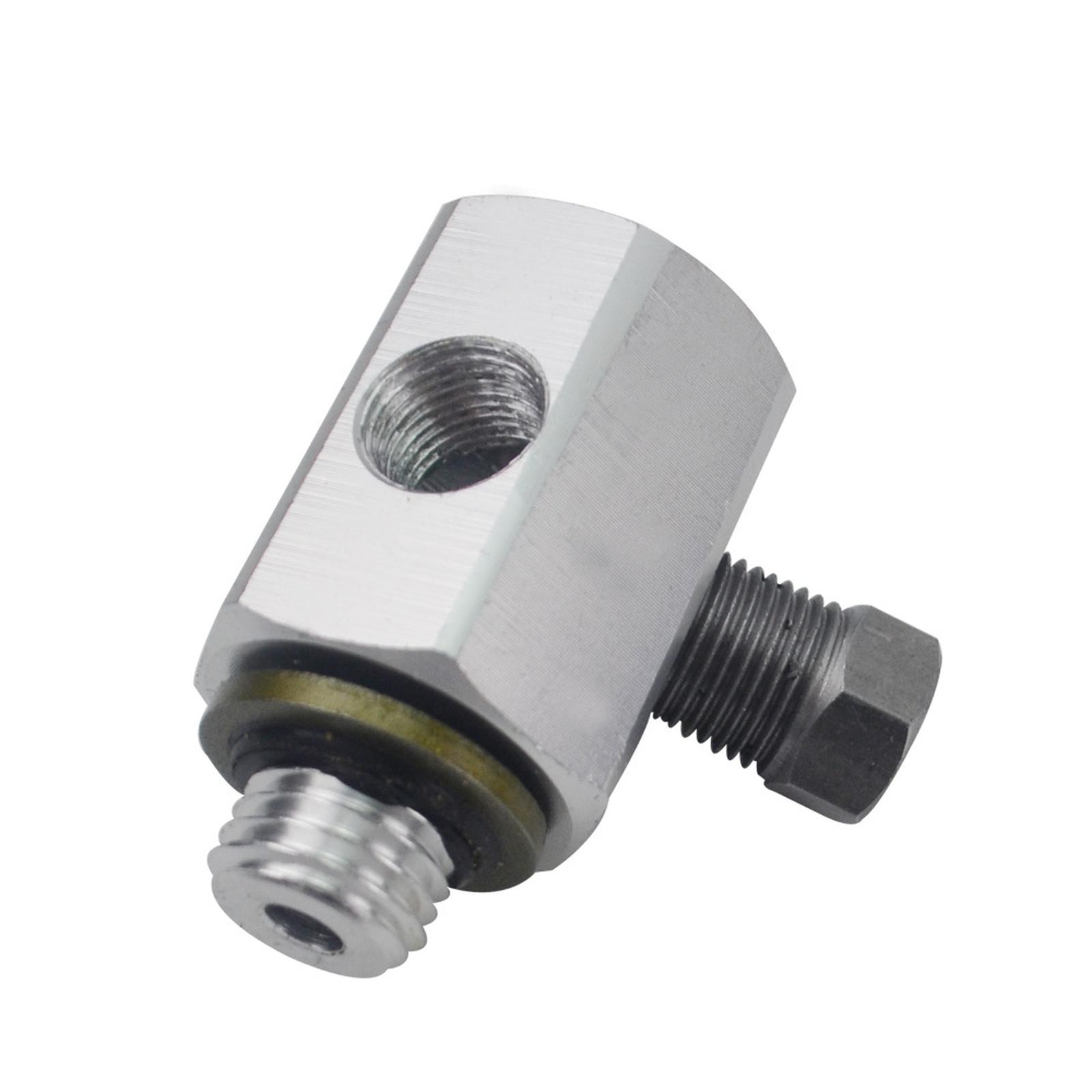 

M12x1.5 Adapter Mechanical Oil Pressure Gauge Aluminum Alloy Oil Pressure Tee Adapter for Auto Oil Pressure One Size