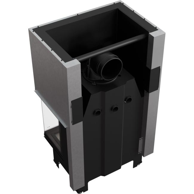 Smart steel fireplace KRATKI NBC 800/400 10 kW Ø 200 Lift-up MSK