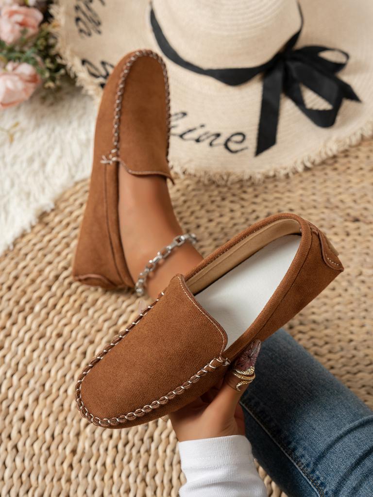 2024 Casual Lofers Women's Flat Shoes Ladies Elegant Butterfly-Knot Comfortable Shoes Women Soft Classic Office Shoes