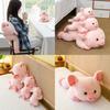 Cartoon Pig Plush Toy With Short Fur For Kids Gift And Cuddle