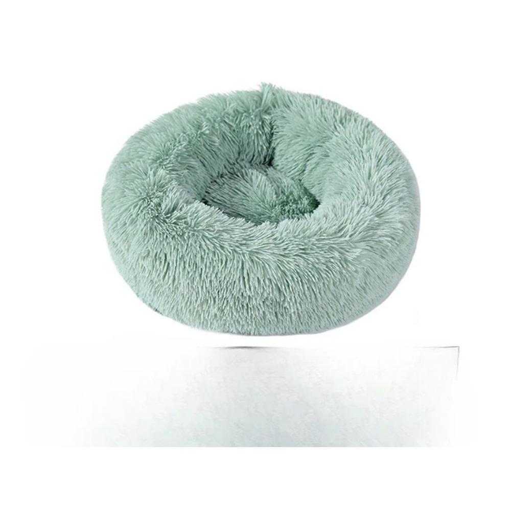 Dom Pluszowe Gniazdo dla Zwierząt Okrągłe Gniazdo dla Kota Zima Ciepłe Odpinane i Zmywalne Gniazdo Legowisko dla Zwierząt Sezonowe Uniwersalne