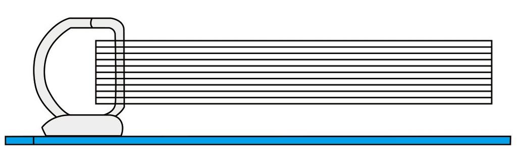 King Jim Holds 350 A4 D-Ring File, Detachable, Sheets, Size, Blue, 697-B
