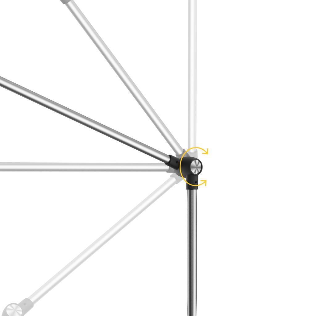 Rebel LED Floor Lamp 12W Adjustable Dimmer Color Change