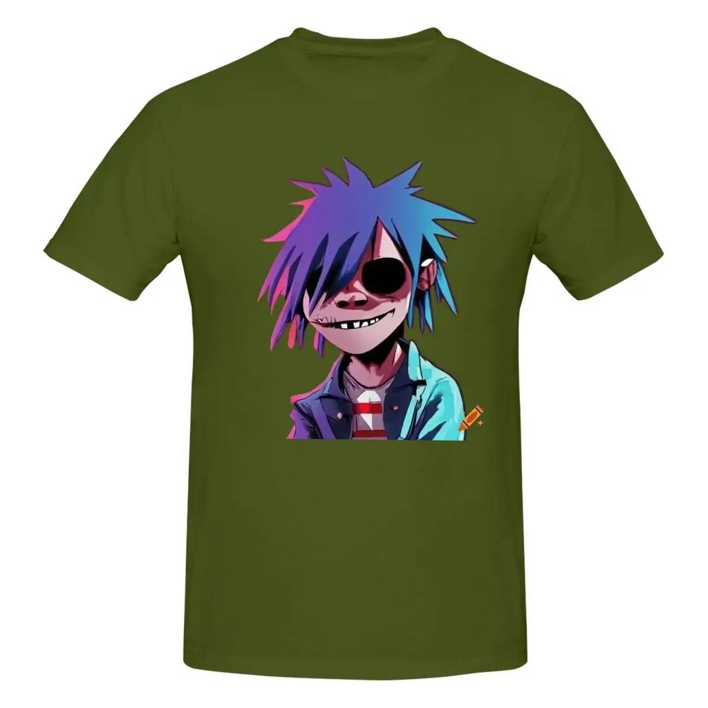 Gorillaz 100 Cotton Tshirt Unisexsoversized T Shirts Unisex Round Neck Short Sleeve S6xl