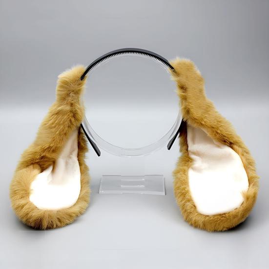 Hair Hoop Adjustable Comfortable Fit Elastic Festive Easter Headband with Playful Animal Ears