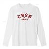 CBGB Horns T Shirt vintage Washed Slightly Top For Everyday Wear designer clothes Unisex graphic Casual homme Stylish