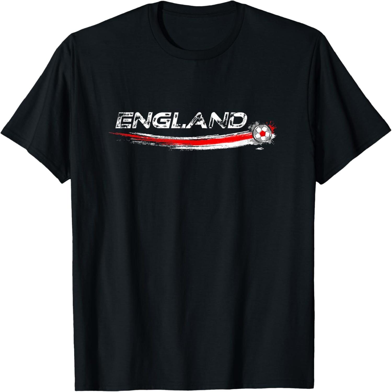 England Soccer Team 2021 Football Brit English Fan Match Day T-Shirt S разноцветный