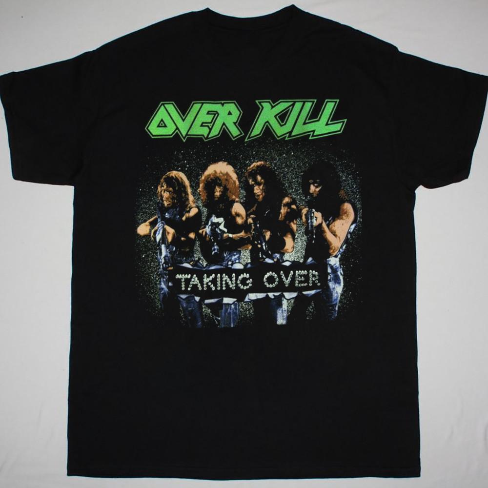 Overkill Taking Over TShirt Short Sleeve Cotton Black Men Size S to 5XL Unisex T-Shirt S