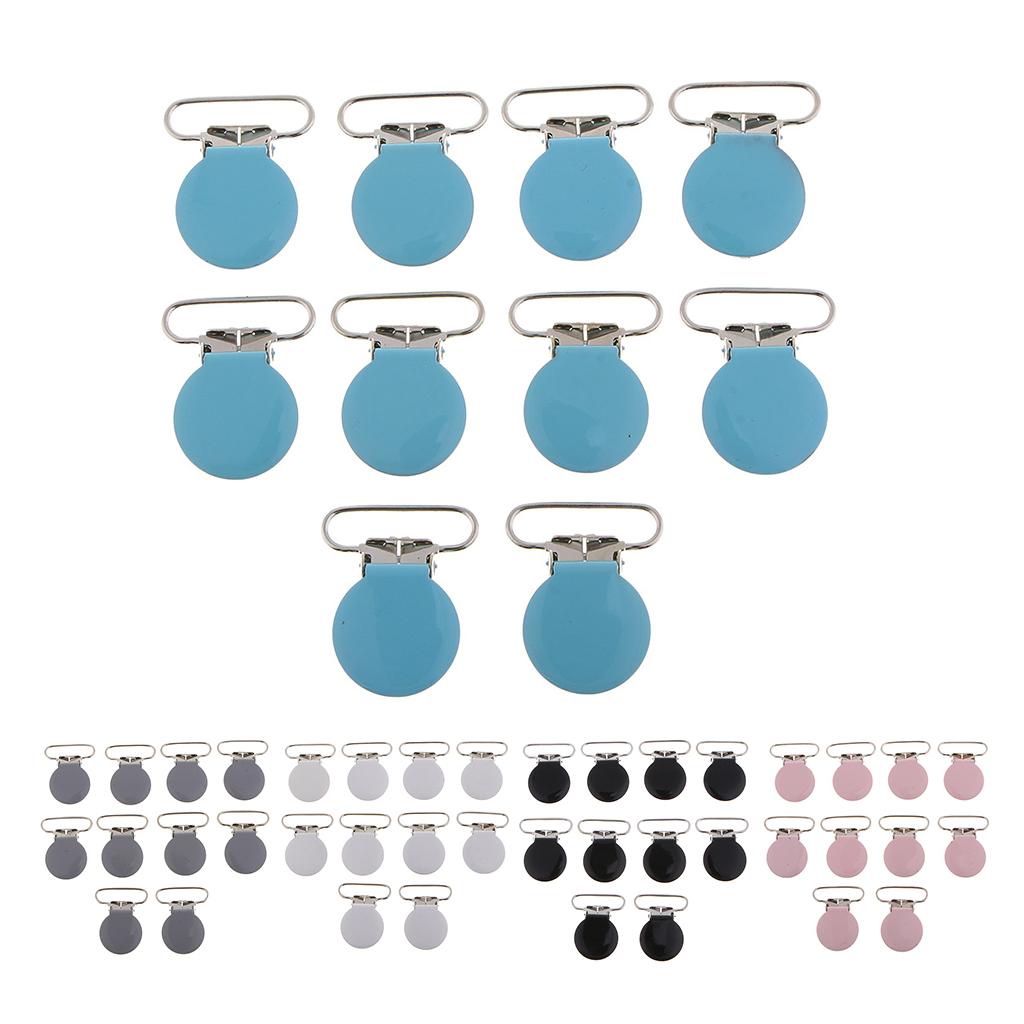 Pacifier Suspender Clip Iron Material Strong Grip Holder Clothing Accessories for Baby Bib Toy DIY
