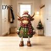 Unique Holiday Gift for Family Christmas Shelf Sitter Figurines, Retro Farm Animal Hanging Leg Decor, Farmhouse Style Decor Ornaments Mantel Tabletop