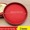 Quick-Drying Red Ink Pad for Stamps and Fingerprints - Specialty Oil-Based Red Ink from Indonesia