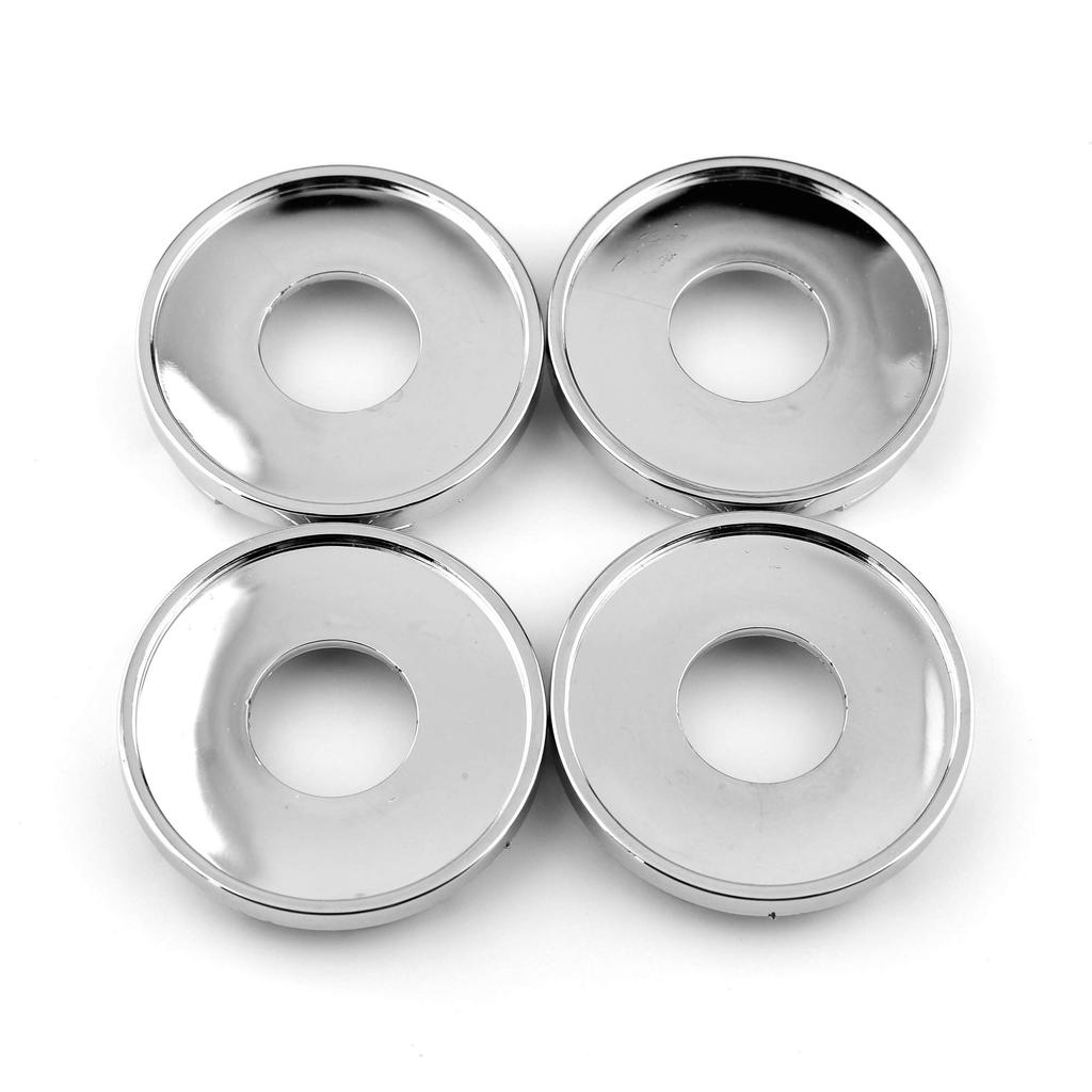 4 Pieces Silver Outer Diameter 63mm Inner Diameter 59mm Hub Base Wheel Center Hub Cap for HRE