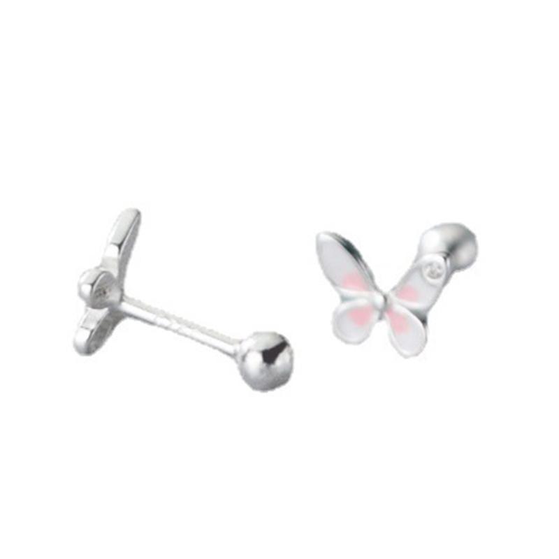Маленькие серьги-гвоздики с бабочкой для женщин и девочек, удобные в носке, очаровательные серьги, стильные аксессуары для вечеринки 1